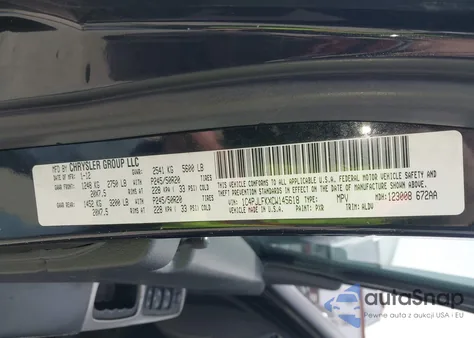 2012 Jeep Liberty Limited Jet Edition from USA, damaged, VIN 1C4PJLFKXCW145618